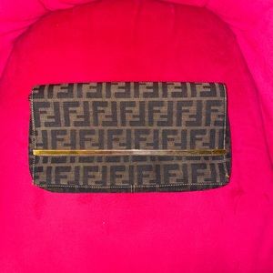 Vintage Fendi Zucca Clutch